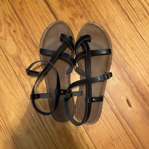 Black sandals